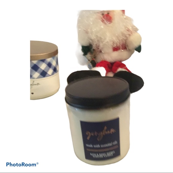 Gingham Candle Set - Picture 2 of 2